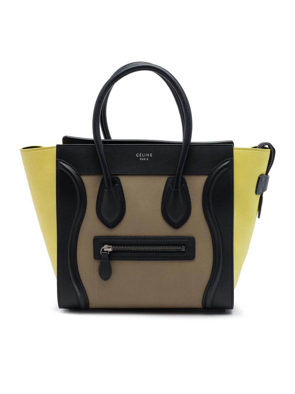Celine Micro Tricolor Leather Luggage #361341C76B